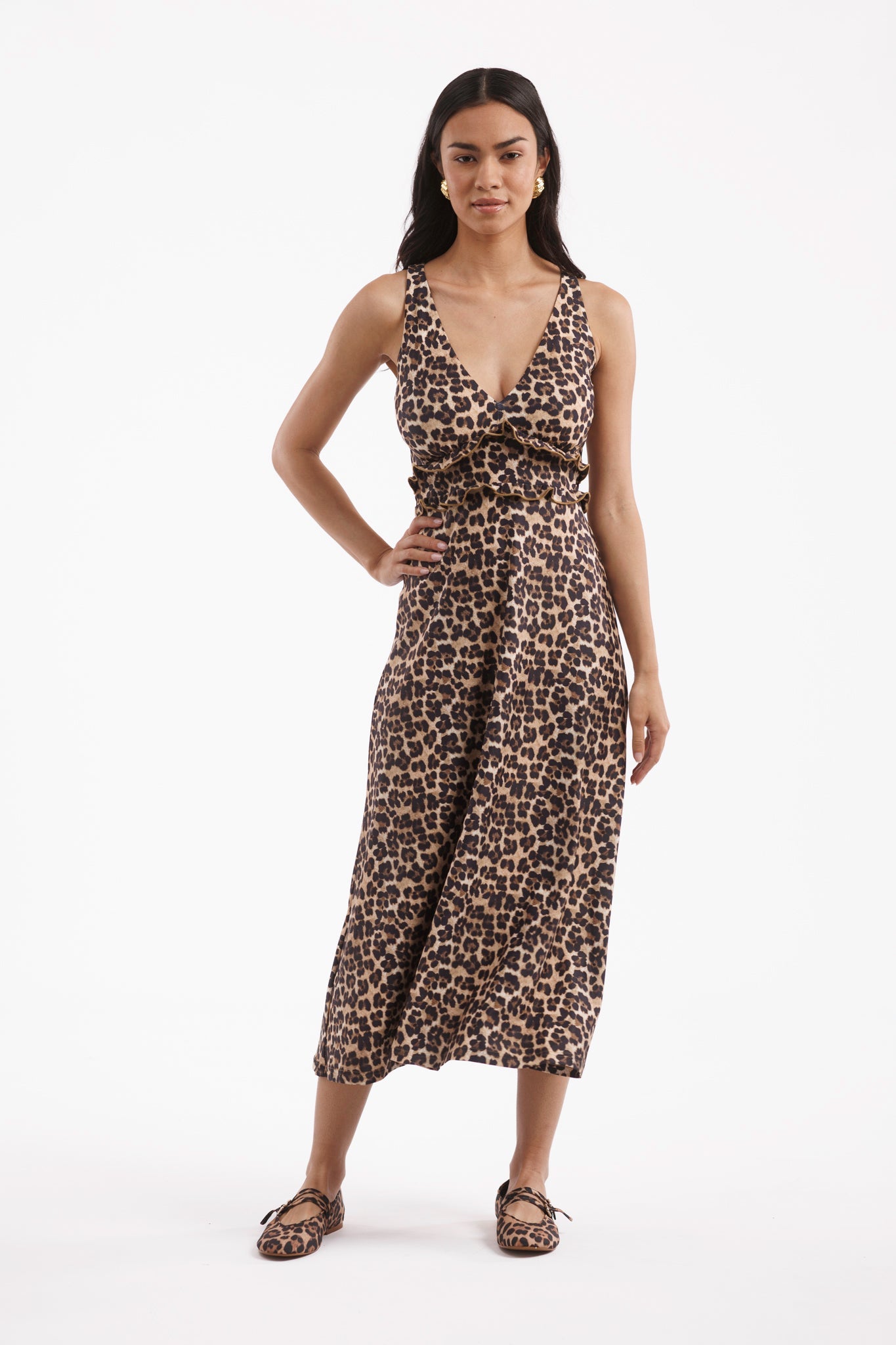 The Beryl Dress - Retro Cheetah