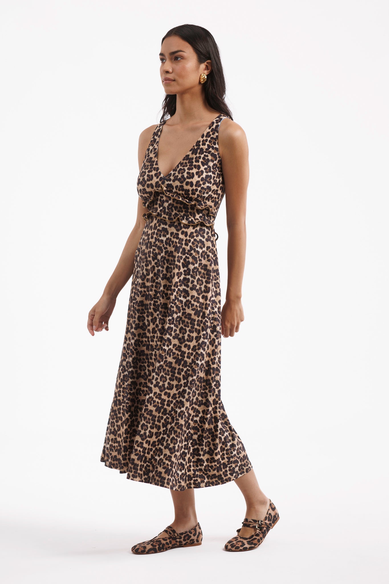 The Beryl Dress - Retro Cheetah