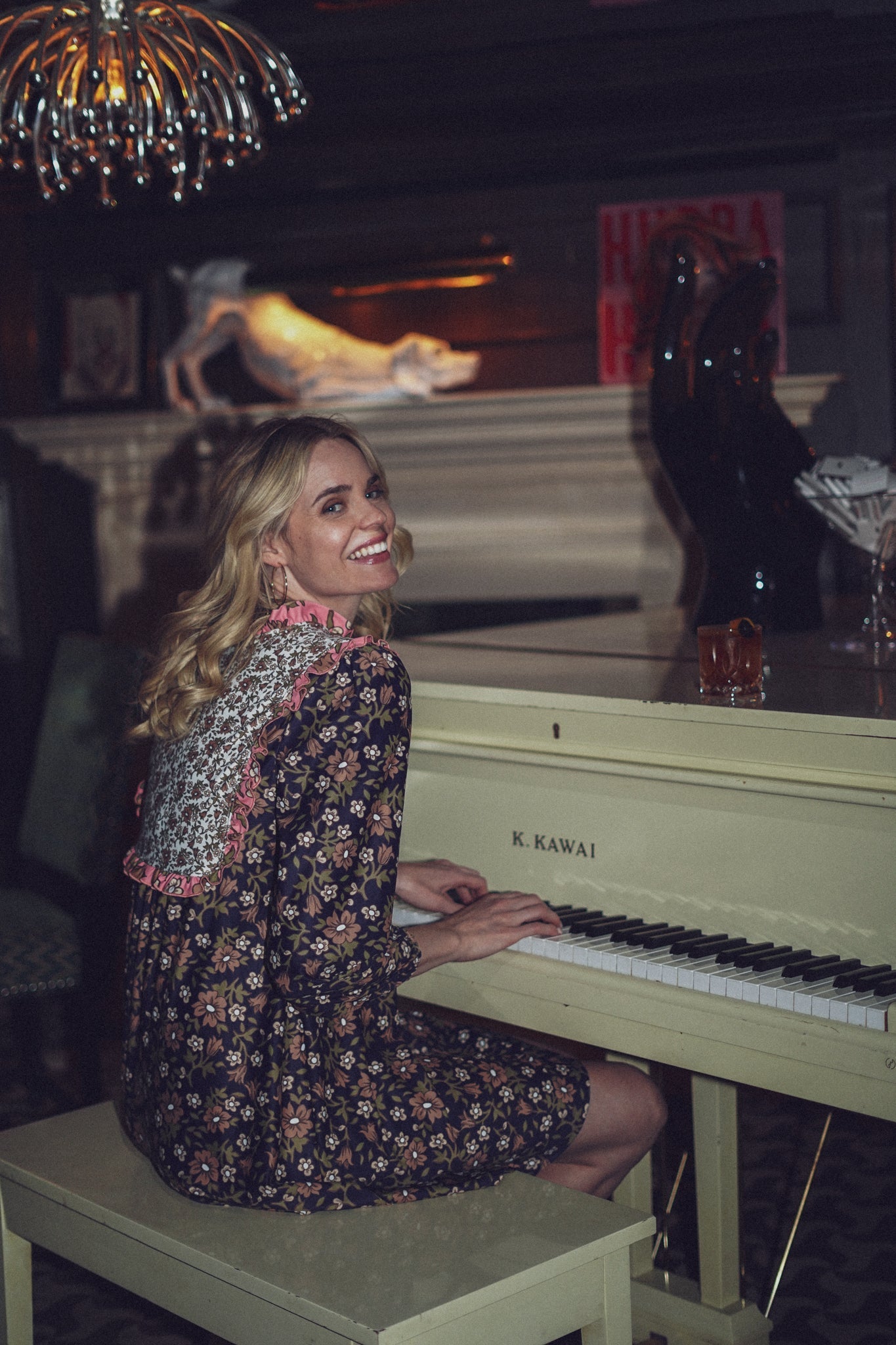 The Bonnie Dress - Dried Petals Multi