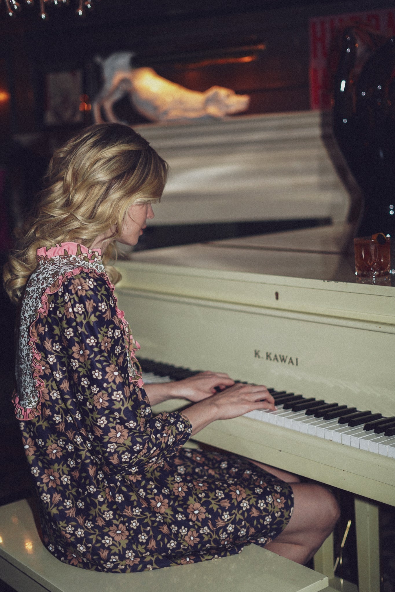 The Bonnie Dress - Dried Petals Multi